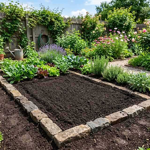 After Garden Debris Removal